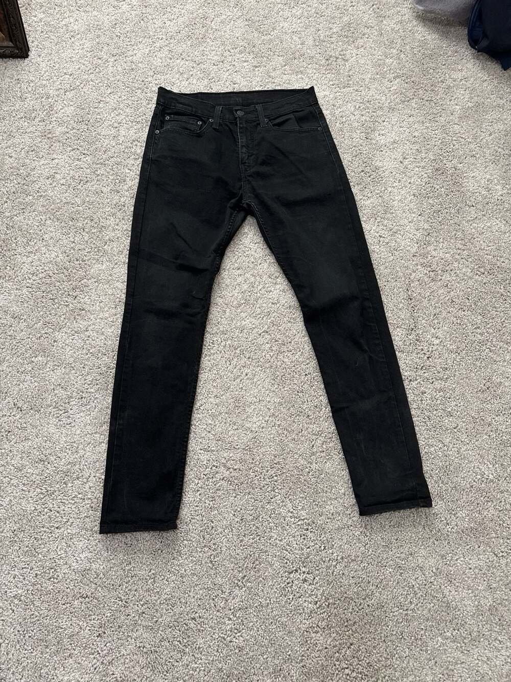 Levi's 512 Slim Taper Black Stretch Jeans W31 L32